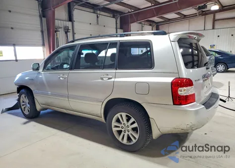 2007 Toyota Highlander Hybrid from USA, damaged, VIN JTEGW21A370019583